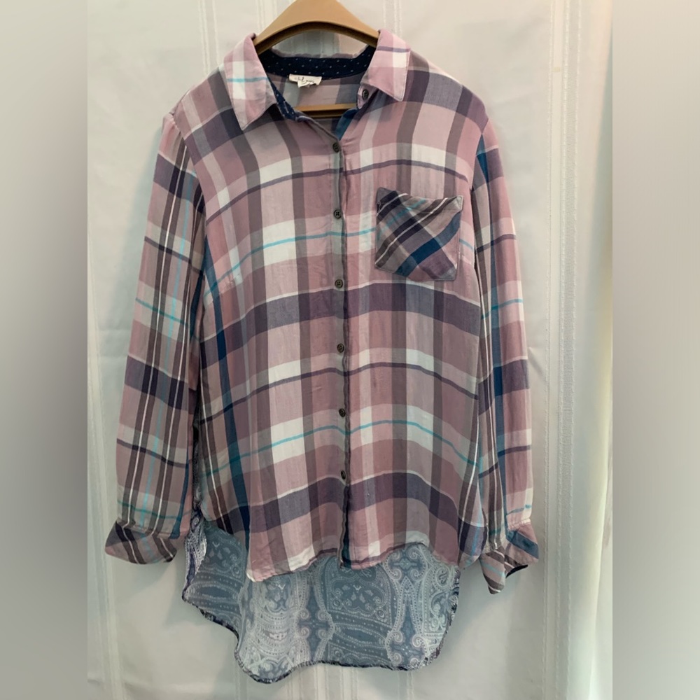 Button down blouse from Tribal jeans